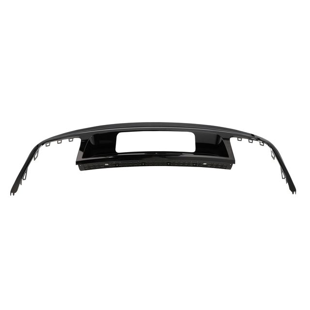 Губа заднього бампера під дві труби Volkswagen Tiguan 2017-2020 (5NN807482B041), аналог