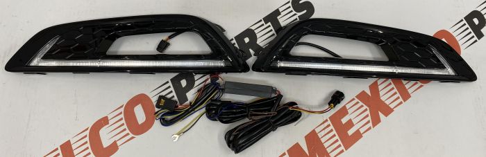 Комплект рамок з LED смужкою Ford Focus 2015-2018 (XY-FCS8-012A) , аналог