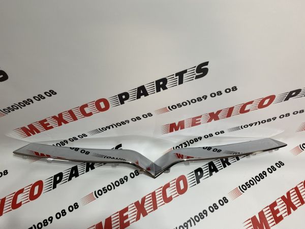 Молдинг решітки радіатора хром  Tesla Model X 2015-2023 (104702200d)